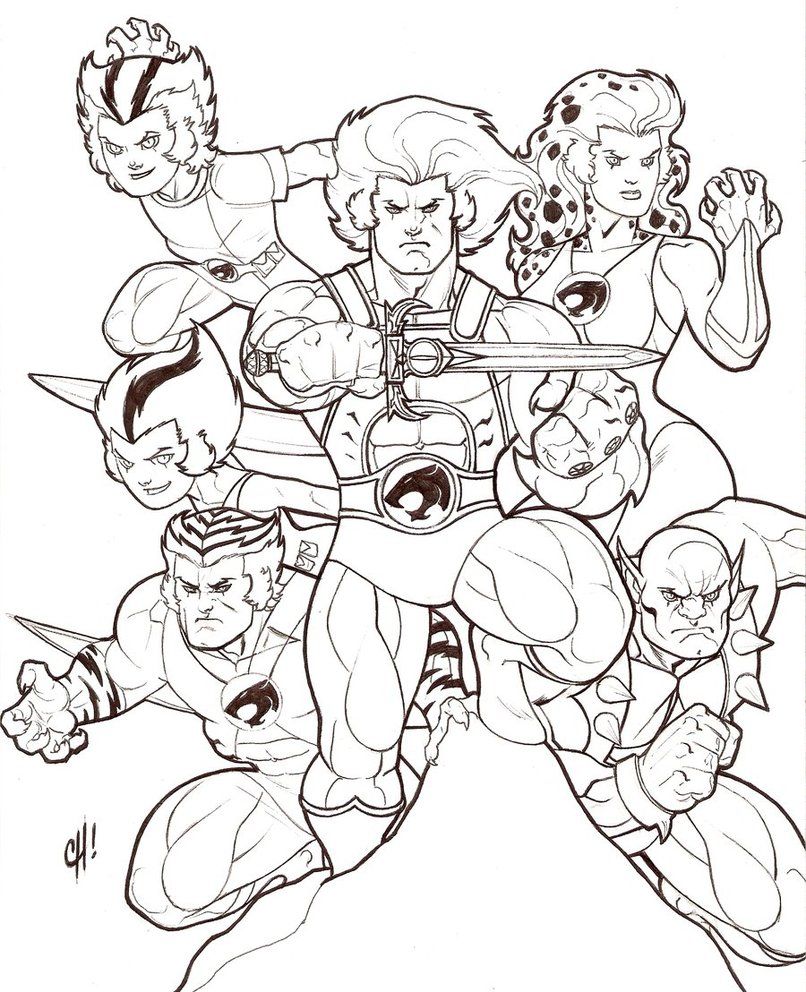 806x992 Thundercats Coloring Pages Cartoons Colouring Thundercats