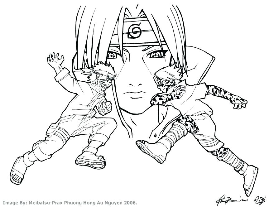 863x664 Naruto Shippuden Coloring Pages Coloring Page Cartoons Printable