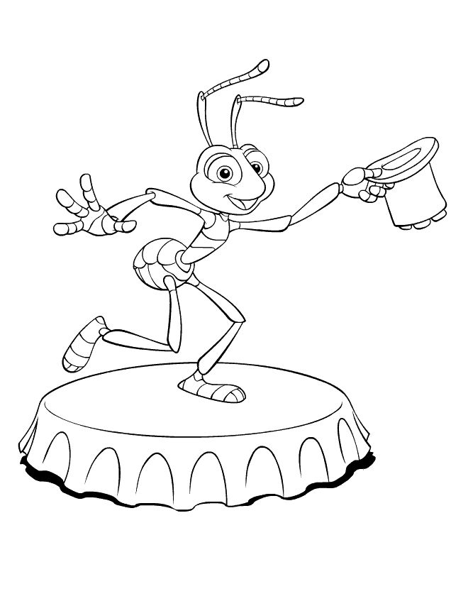 660x847 Best A Bug's Life Colouring Pages Images