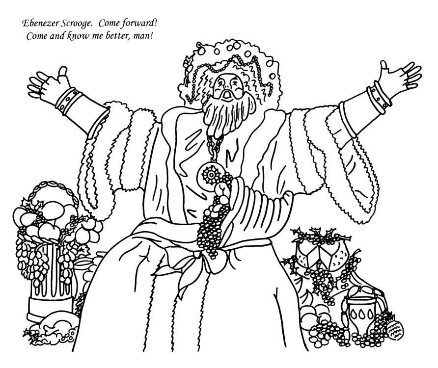 892x750 Christmas Carol Coloring Pages