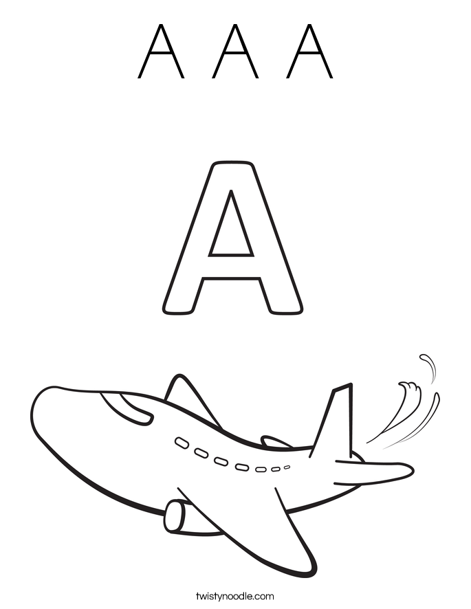 685x886 Airplane Coloring Page Letter