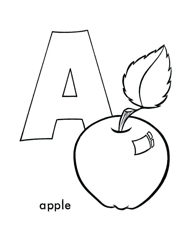 670x820 Preschool Coloring Pages Alphabet