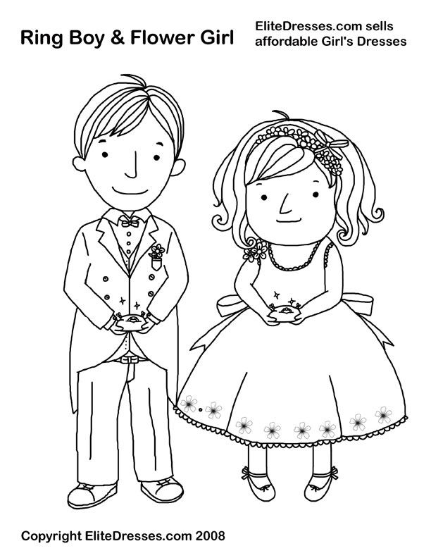 612x792 Wedding Coloring Pages That Are Free And Printable