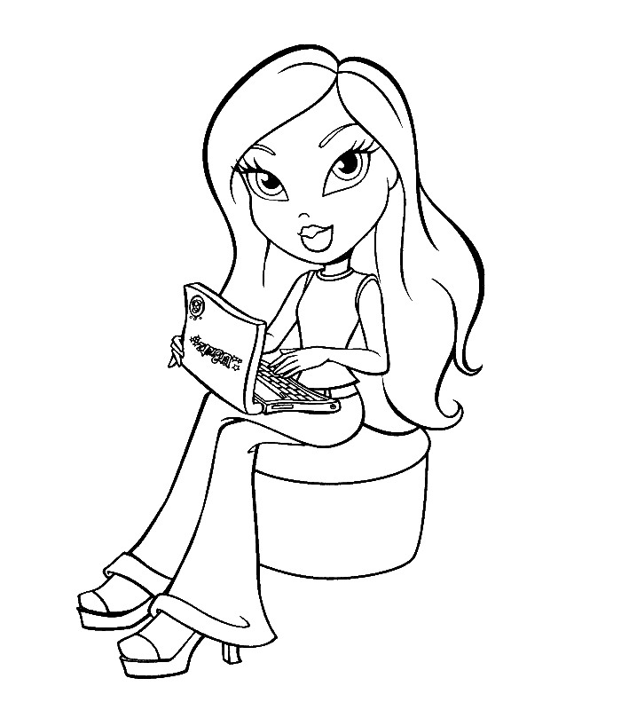 700x800 Coloring Pages Bratz Animated Images, Gifs, Pictures