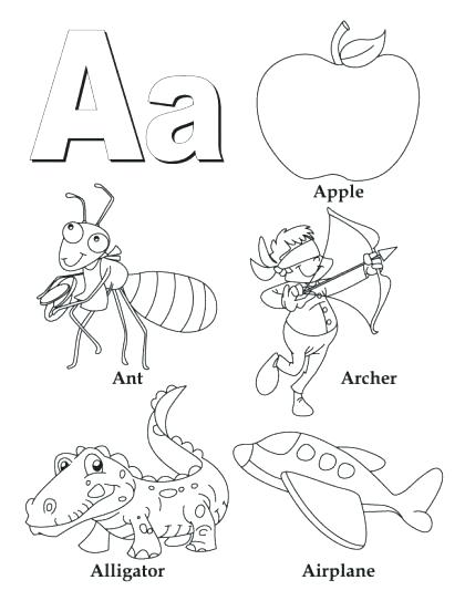 420x543 Alphabet Coloring Pages A Z Pdf Alphabet Coloring Pages A Z Plus
