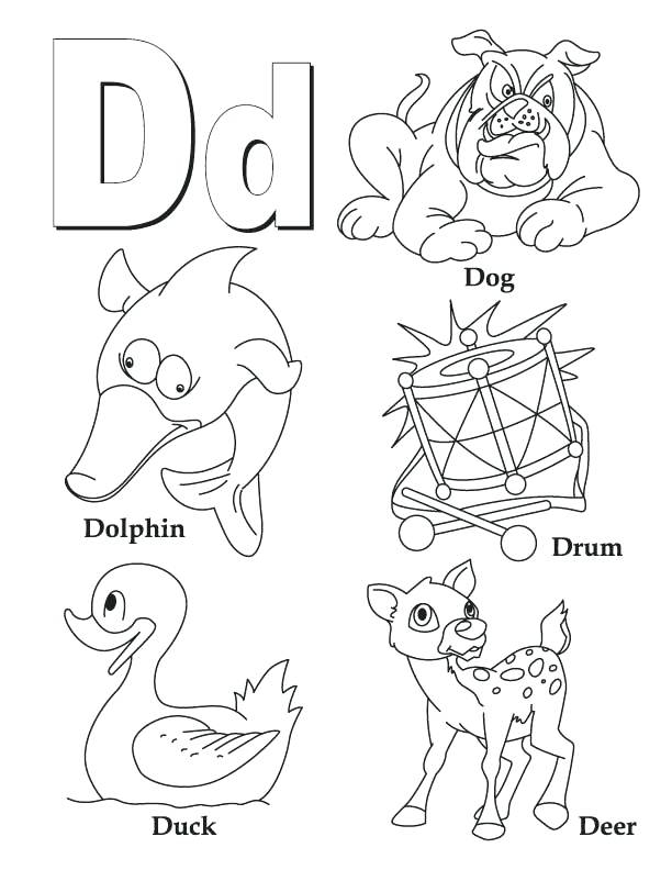 612x792 A To Z Coloring Pages