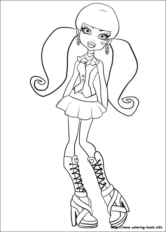567x794 Printable Monster High Coloring Pages Index Coloring Pages Monster