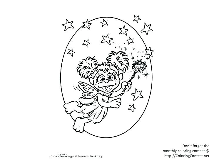 728x546 Sesame Street Abby Cadabby Coloring Pages