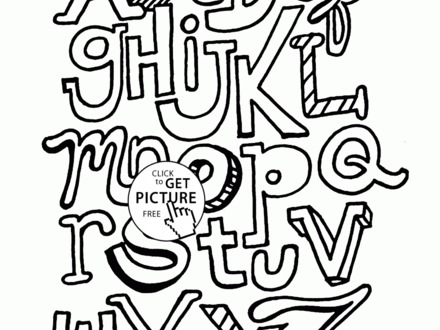 440x330 Free Printable Abc Coloring Pages, Alphabet Coloring Sheet Free