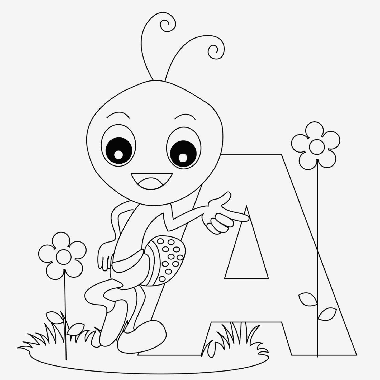 1440x1440 Free Abc Coloring Pages Lovely Animal Letter Coloring Pages