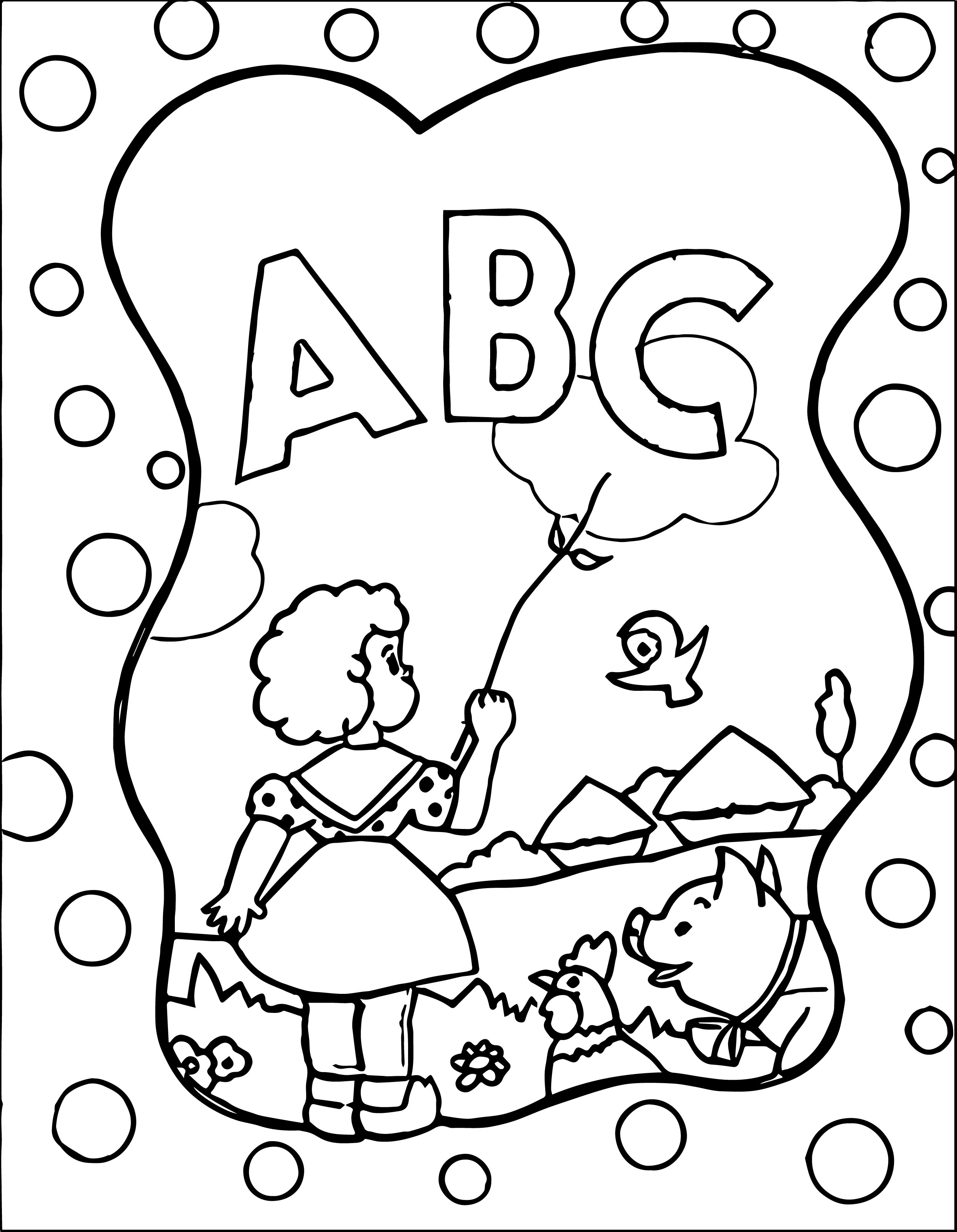 2507x3228 Abc And Book Coloring Page Back To School Pages Blocks Educations