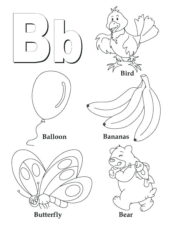 612x792 Letter Coloring Pages Kindergarten Printable W P Fuhrer Von
