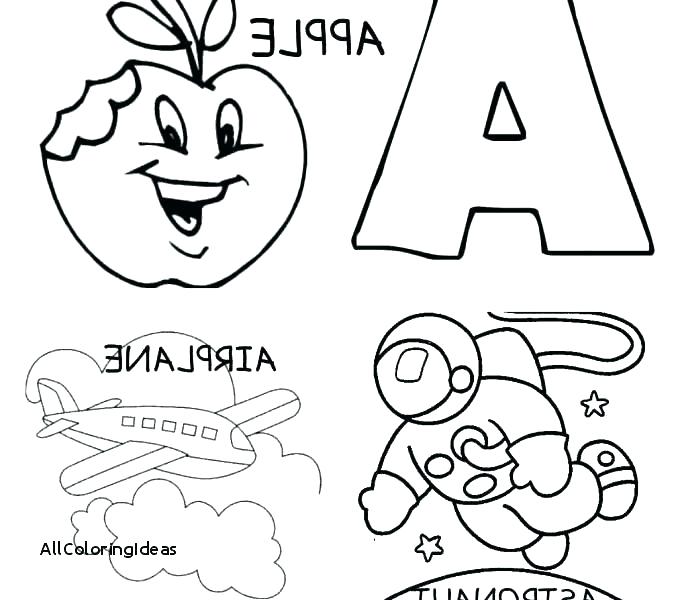 678x600 Abc Coloring Pages For Kindergarten Letter Coloring Pages Alphabet