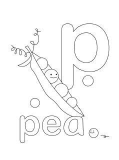 238x320 Alphabet Coloring Pages