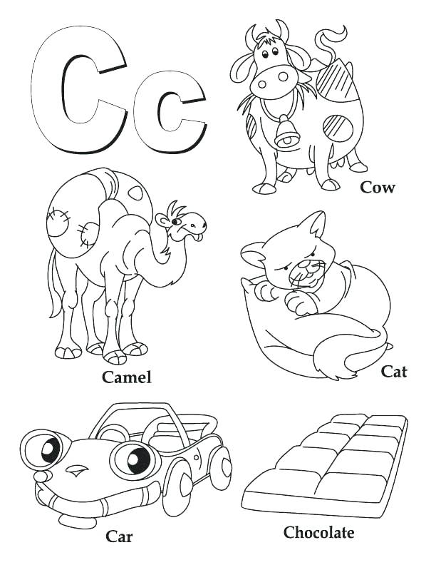 612x792 Coloring Page Letter A Coloring Page Letter A C Pages Preschool J