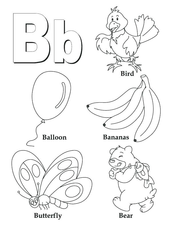 612x792 D Coloring Pages Preschool Letter B Coloring Sheets Letter B