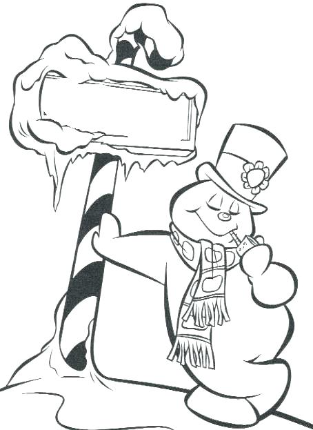 454x623 Frosty Coloring Pages Abominable Snowman Coloring Pages