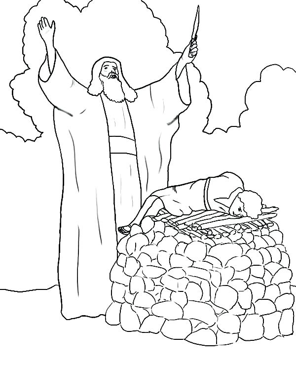 600x743 Abraham And Isaac Coloring Page Inspirational And Coloring Page