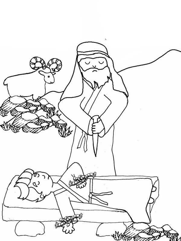 600x800 Elegant Abraham And Isaac Coloring Page Coloring Pages