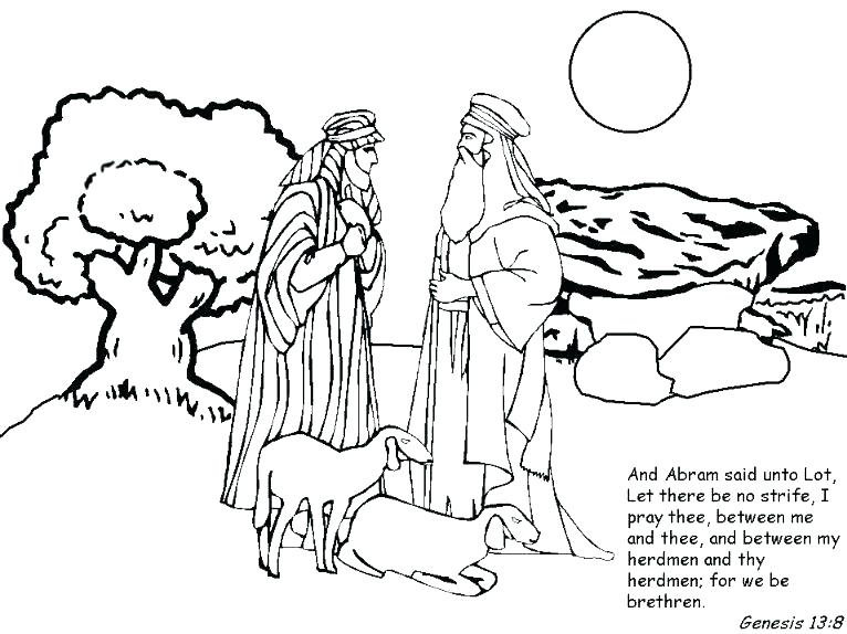 766x574 Abraham And Sarah Coloring Pages Abraham Sarah Coloring Pages Free