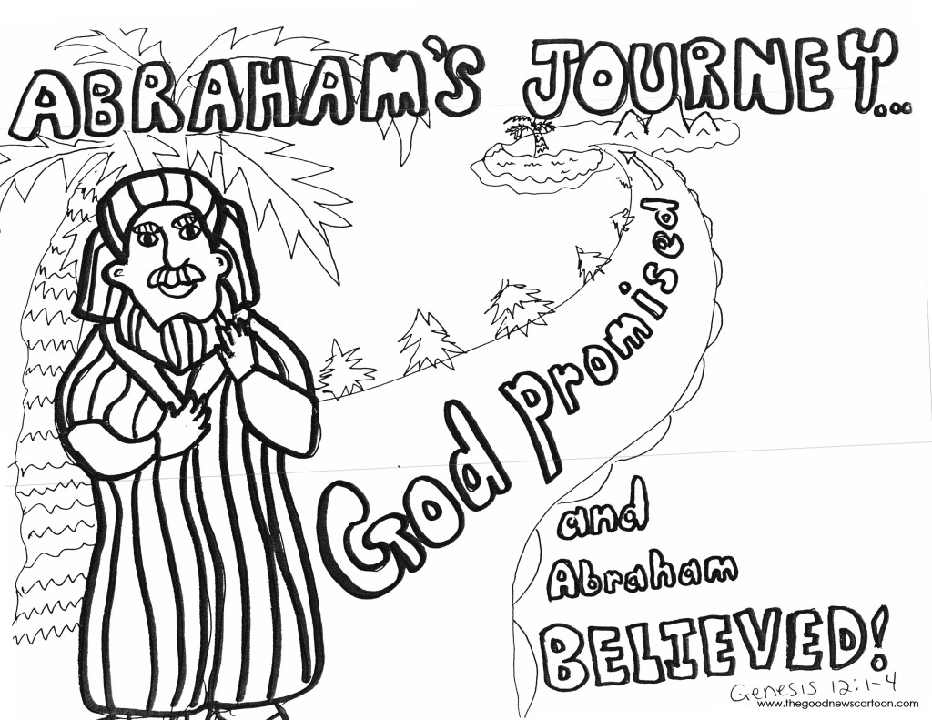 1024x791 Story Abraham And Sarah Coloring Page Pages