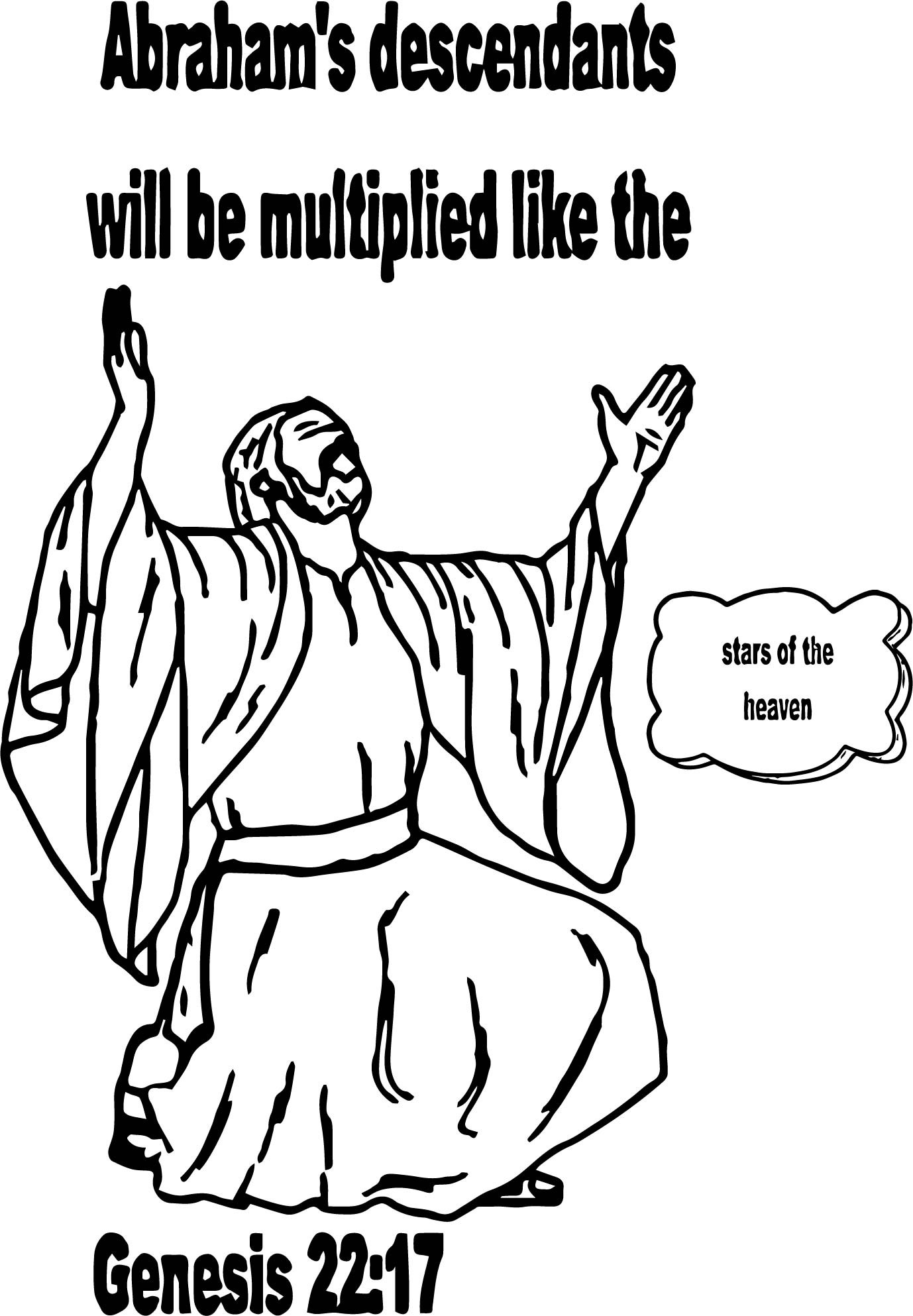 1378x1986 Abraham And Sarah Coloring Page