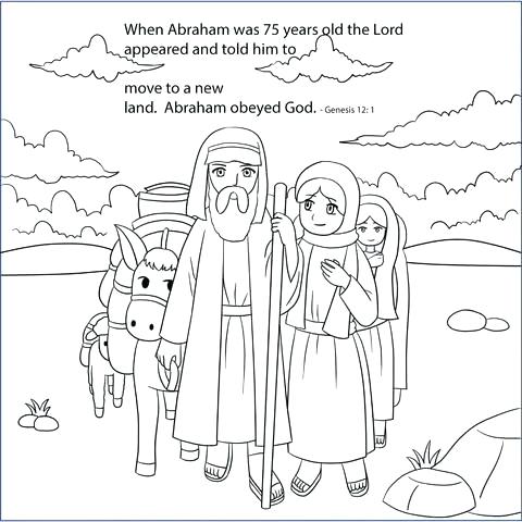 Abraham And Sarah Coloring Pages Printable at GetDrawings | Free download