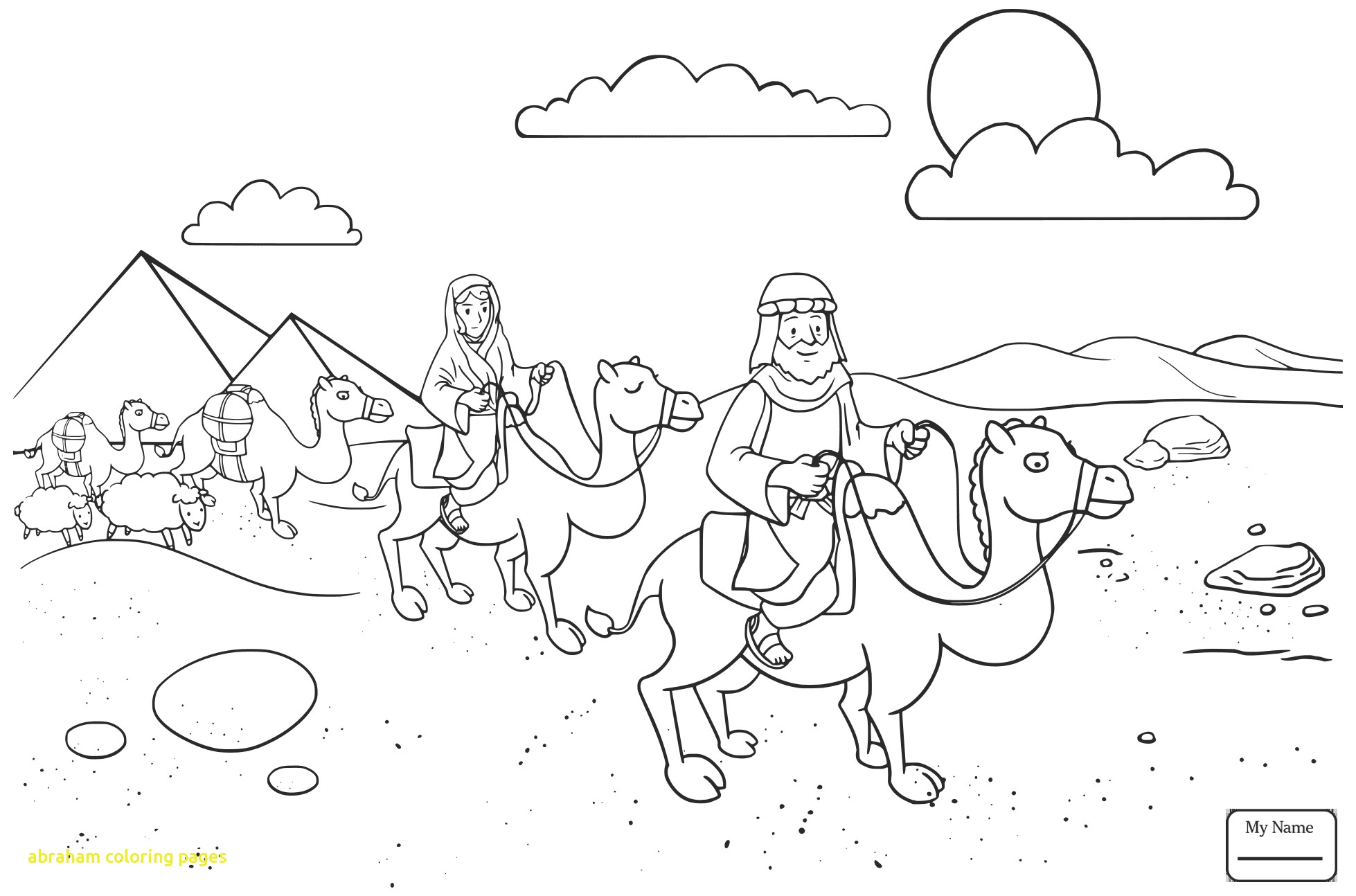 1958x1294 Abraham Coloring Pages Co Within And Sarah