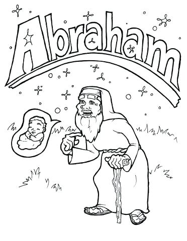 372x480 Abraham Coloring Page S Abraham And Sarah Coloring Pages Sunday