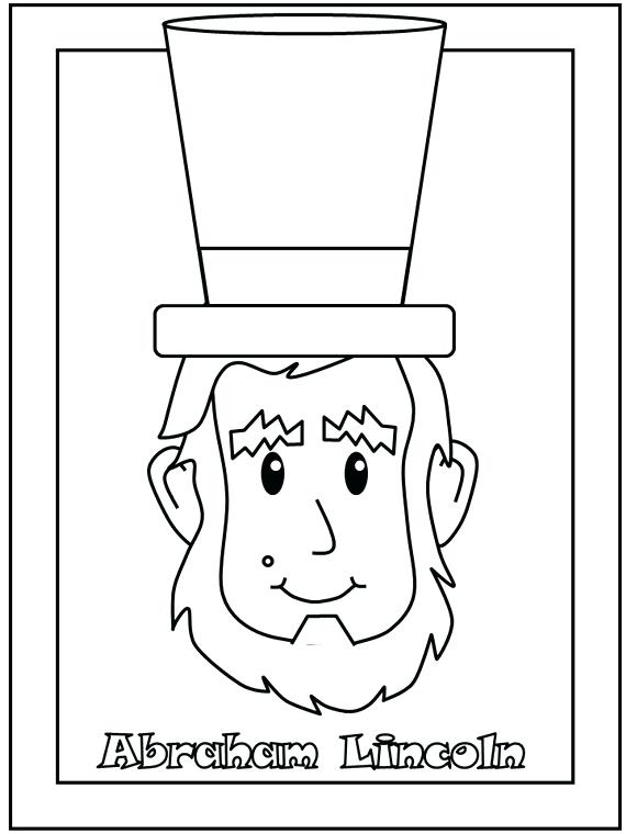 570x760 Abraham Lincoln Coloring Pages Coloring Page President Lincoln