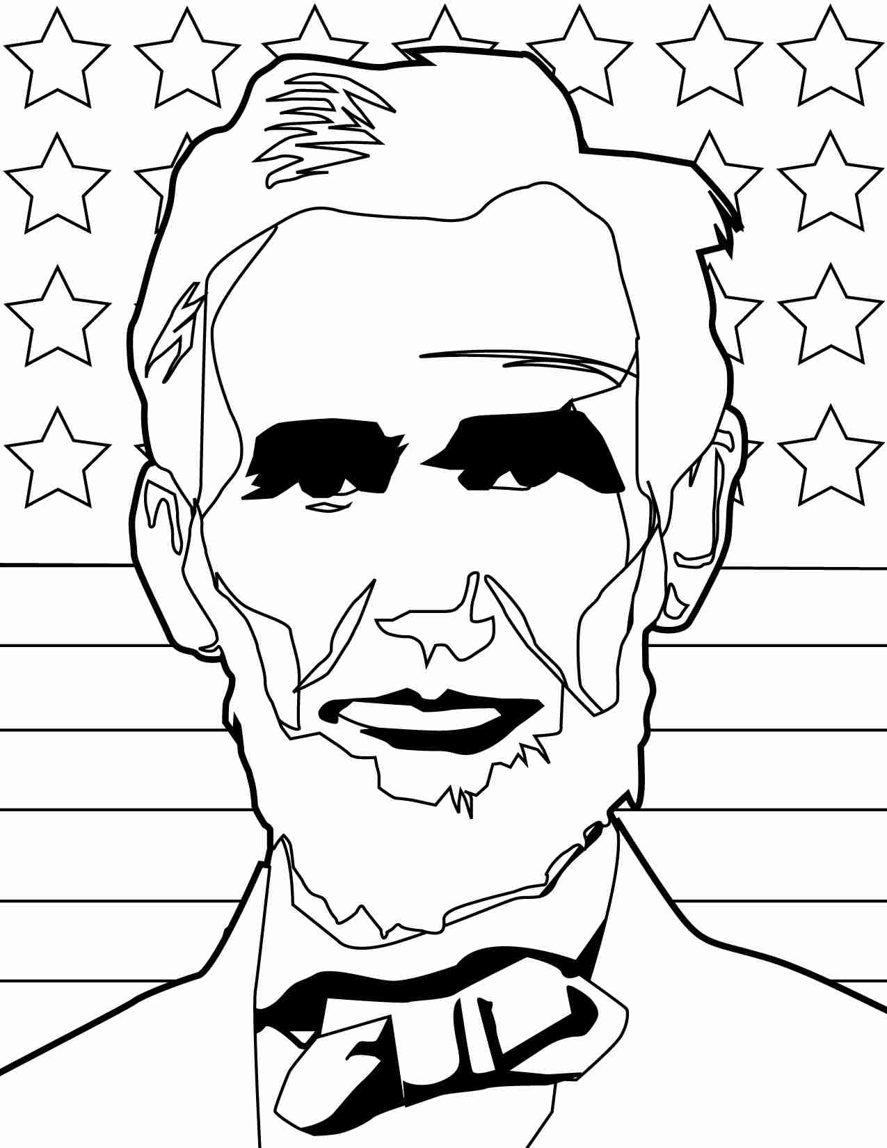 1275x1650 Abraham Lincoln Coloring Pages Free Fancy Olegratiy