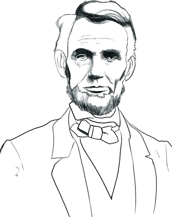 600x760 Abraham Lincoln Coloring Pages Printable Coloring Pages Gods