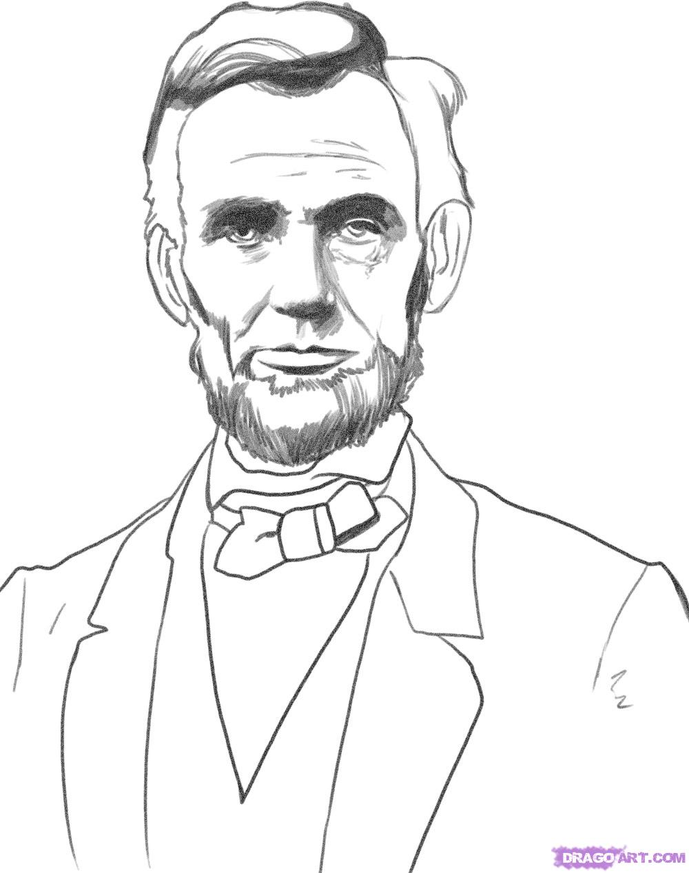 1000x1267 Coloring Abraham Lincoln Coloring Pages Printable