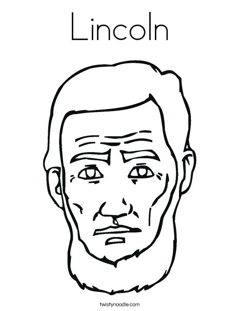 468x605 Abraham Lincoln Coloring Page Coloring Page Art A Coloring Page