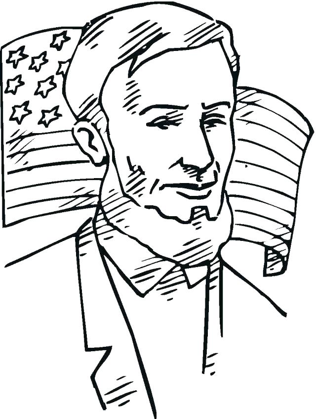 640x847 Abraham Lincoln Coloring Pages Coloring Sheet Coloring Sheet