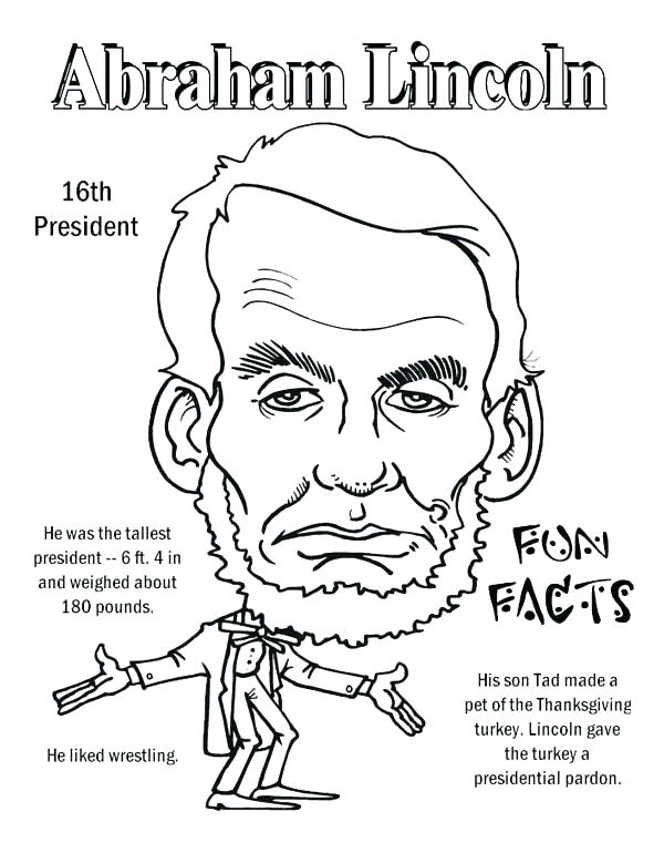 600x770 Abraham Lincoln Coloring Pages New Coloring Page Image Fun Facts