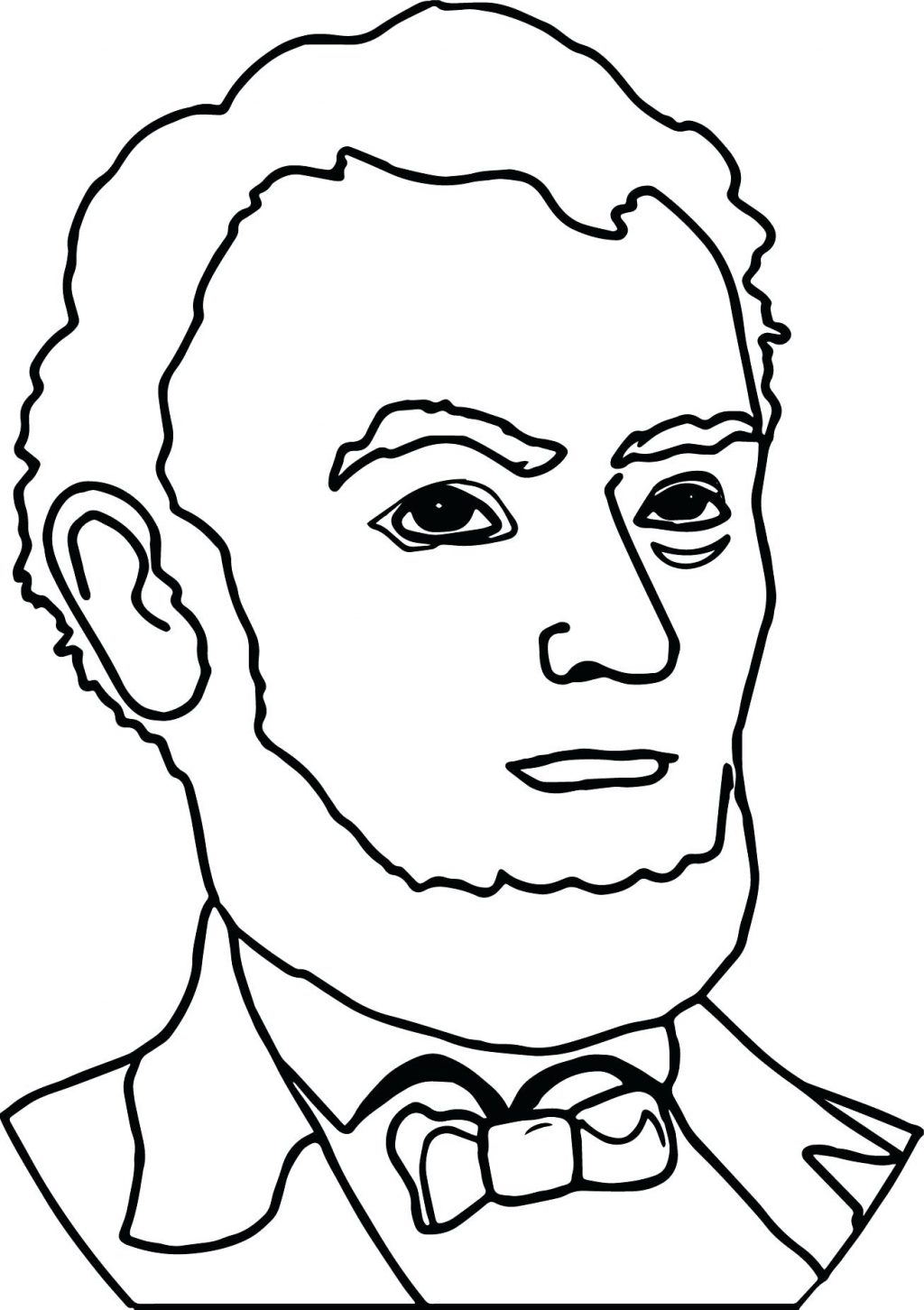 1024x1452 Coloring Pages Abraham Lincoln Coloring Pages President Line