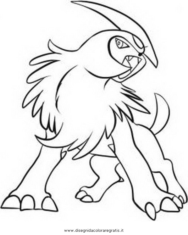 640x800 Absol Coloring Pages