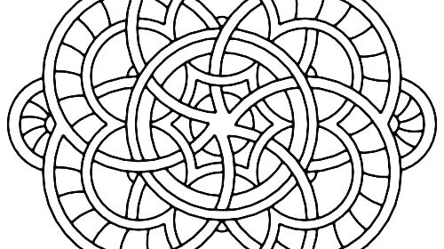 500x280 Abstract Coloring Pages Free Hard Coloring Pages Difficult
