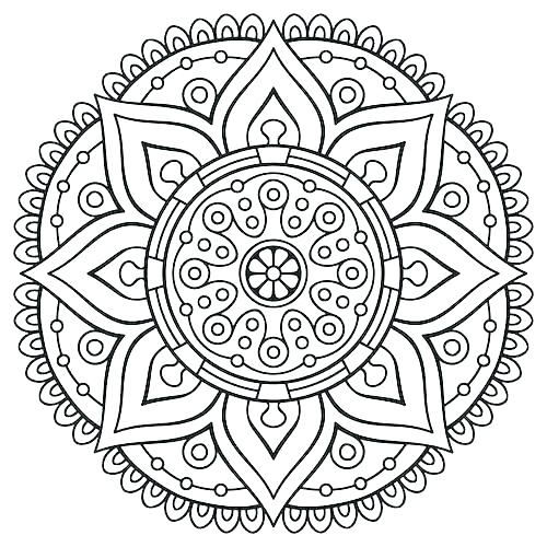 500x500 Abstract Coloring Pages For Adults Abstract Adult Colouring Page
