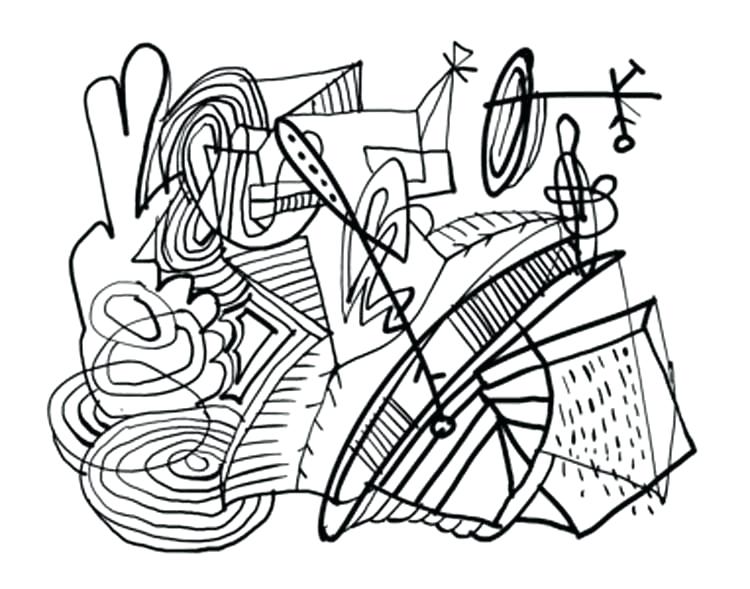 750x589 Printable Abstract Coloring Pages Printable Abstract Coloring