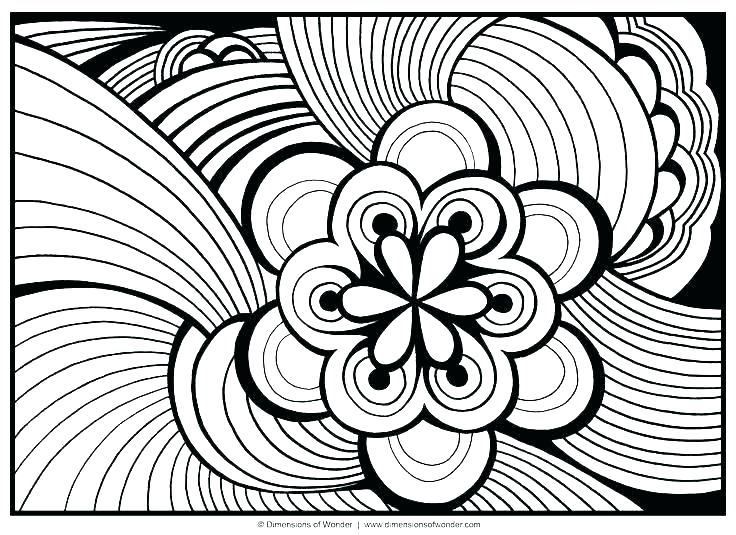 736x535 Abstract Coloring Pages Printable Free Abstract Coloring Pages