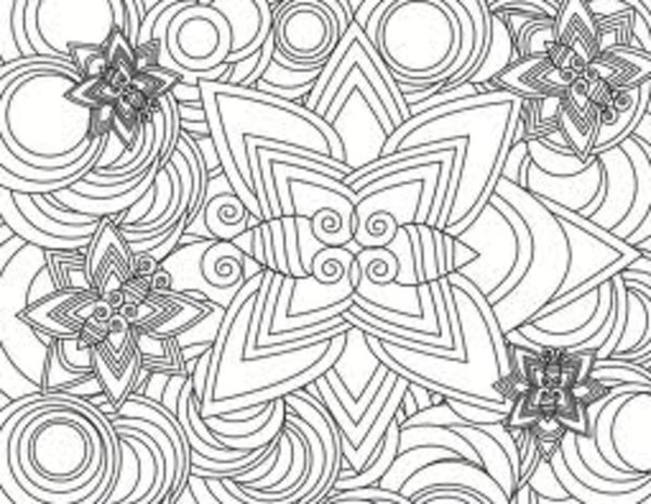 600x464 Abstract Coloring Pages Design Coloring Pages Picture