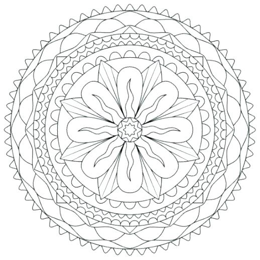 518x518 Flower Coloring Pages For Adults Coloring Pages For Teenagers