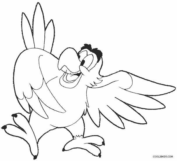607x551 Printable Disney Aladdin Coloring Pages For Kids