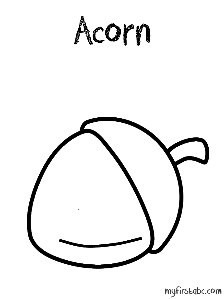 718x958 Acorn Coloring Pages