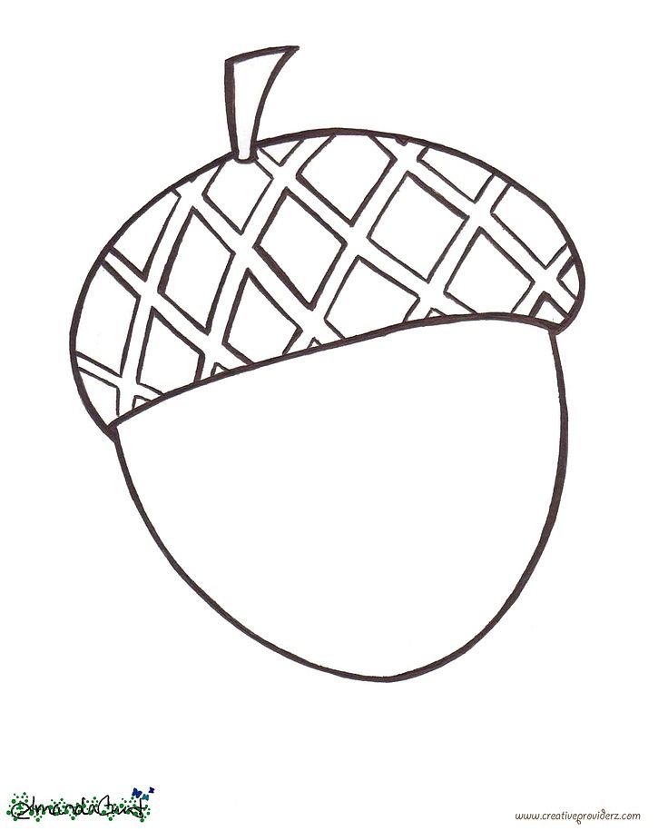 736x915 Acorn Coloring Pages Enchanting Acorn Coloring Pages