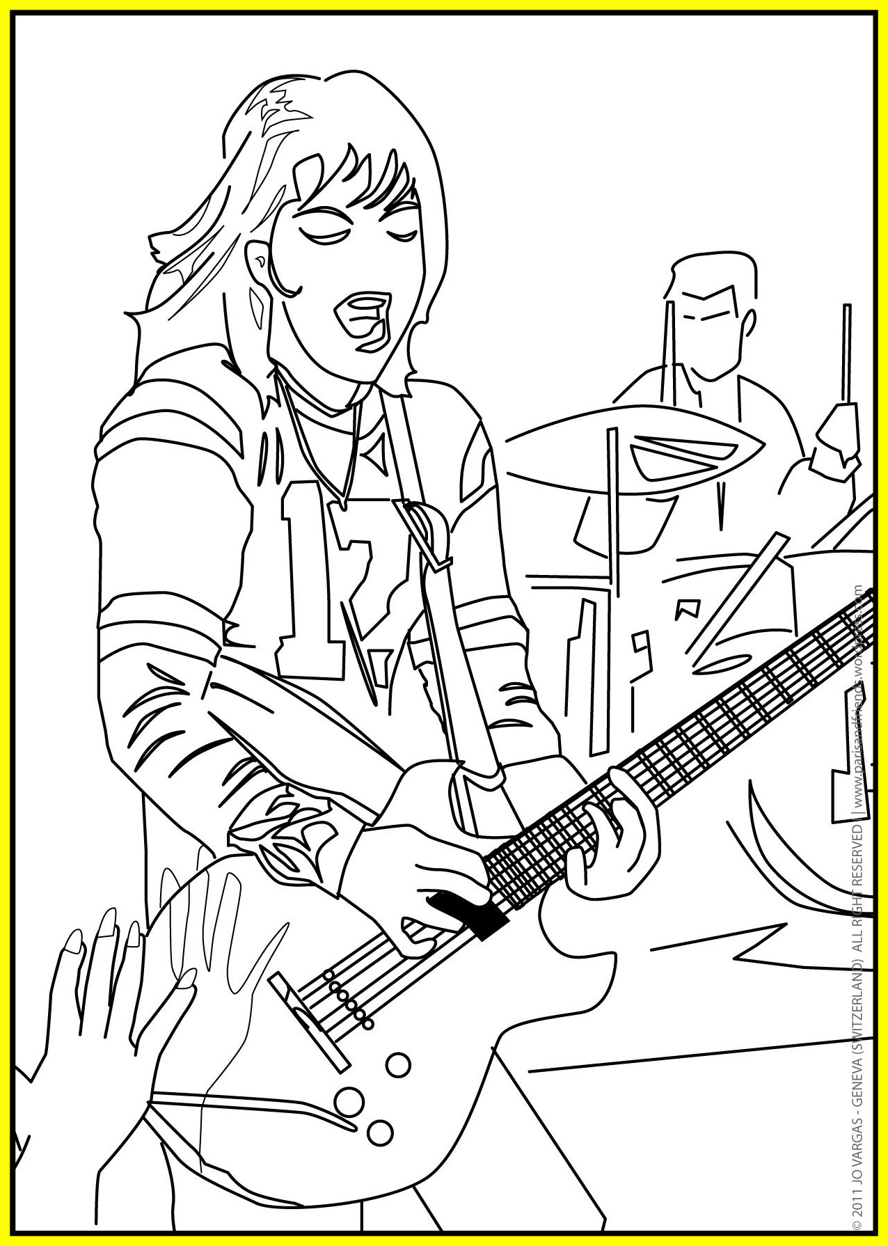 1276x1790 The Best Gibson Acoustic Guitar Coloring Page Printable Adult