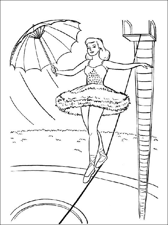 560x750 Coloring Page With A Circus Acrobat Coloring Pages Coloring