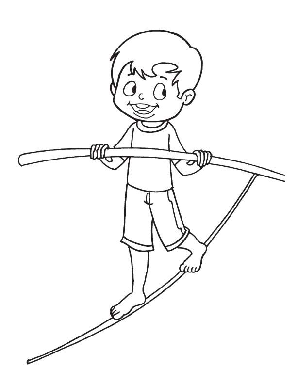 612x792 Acrobat Coloring Pages